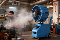 Ventilateur brumisateur Caoiorl 26 pouces PMF260660 ETL SAA CE Gfci pour le refroidissement par eau et la brumisation dans les installations industrielles, évaporateur, refroidisseur