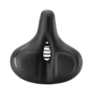 Selle de vélo confortable ROCKBROS, épaissie et élargie, pour vélo d'exercice, vélo de route, vélo de montagne et fitness - Product Image 1