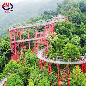 Grand <span class=keywords><strong>toboggan</strong></span> aquatique en verre long dérivant dans les airs sur la montagne montagnes russes <span class=keywords><strong>toboggan</strong></span> de parc aquatique en verre - Product Image 6