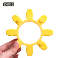 ZHIDE Vente Chaude En Caoutchouc Hexagonal Roue Plum Blossom Pad Fabrication En Gros Couplage Élastique Pad Joints