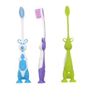 Cepillos de dientes para niños con diseño de animales de dibujos animados, cerdas suaves y coloridas, fácil agarre para niños, cepillo de dientes manual JSM-L247 - Product Image 5