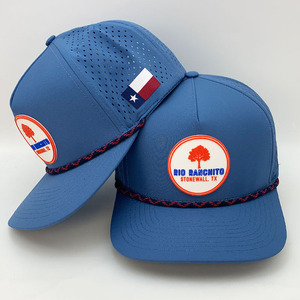 Hợp thời trang bán buôn hiệu suất TPU cao su các bản vá lỗi casquette Mens bóng chày chạy mũ tùy chỉnh dây không thấm nước Mũ Golf - Product Image 5