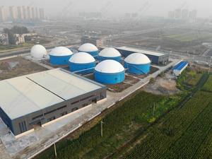 Réservoir de stockage de biogaz à double membrane AMOCO certifié CE, support de biogaz, couvercle de biogaz - Product Image 3