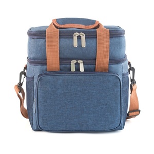 Low Moq Waterproof Work Lunch Thermal <b>Bag</b> Double Layers Insulated <b>Cooler</b> <b>Bag</b> for Camping Picnics - Product Image 2