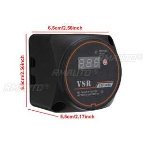 Relé de Carga Dividida Sensible al Voltaje con Pantalla Digital VSR 12V 140A para Autocaravanas, Coches, RV, Yates, Barcos, Aislador Inteligente de Batería - Product Image 5