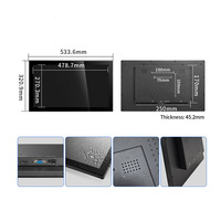 11.6 13.3 15 15.6 17 18.5 19 21.5 Inch Monitor Layar Sentuh Open Frame TFT Panel Terintegrasi Tahan Air Layar LCD LED Industri