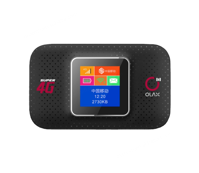 Olax Mf982 3000mah 4g Mifi 150mbps Wifi 6 Router Cat4 Wireless Portable Router with Sim Card Slot Unlocked Mobile Hotspots