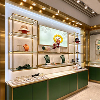 Schmuck-Vitrine Maßgefertigte Einzelhandels-Displaylösung Sammlerstücke-Ladenausstattung LED-Beleuchtung Schmuck-Ausstellungsschrank