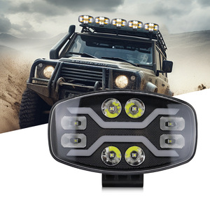 ไฟหน้า LED QIDEWIN ขนาด 10 นิ้ว 30000Lm 70W 12-24V สำหรับรถบรรทุกและรถออฟโรด - Product Image 2