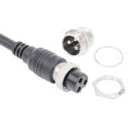 Universal GX M16 2 3 4 5 6 7 8 10 Pin Sistema de cámara de vídeo para coche Cables Conector de aviación Cable moldeado Arnés de cables Led