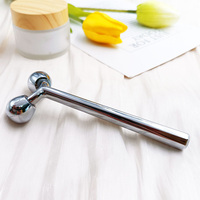 Rouleau de massage facial en métal en forme de Y, à billes rafraîchissantes, pour lifting et anti-âge – Nouveauté très prisée