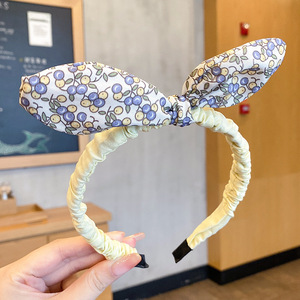 Diademas de flores de encaje coloridas y bonitas a la moda, banda para el cabello para niños, accesorios para el cabello de flores frescas rurales para niñas pequeñas súper lindas - Product Image 5