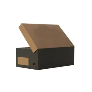 Papierschuhkarton Werkspreis faltbare individualisierte Verpackung aus Wellpappe Schuhbox mit Logo