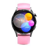 Montre connectée de fitness DM14 pour femmes, 1.32 pouces, 360x360 pixels, rappel de santé