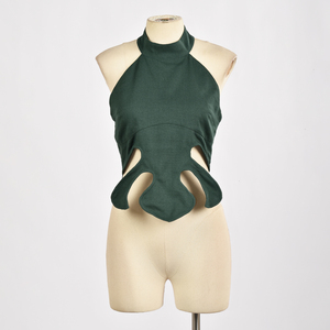 Ventes directes des fabricants, haut en coton et lin mélangé, qualité supérieure, haut en coton et lin mélangé - Product Image 1