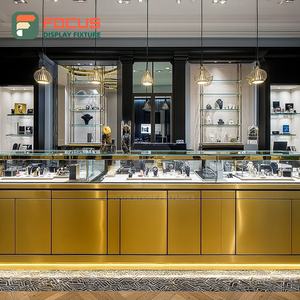 Sistema de Exhibición de Joyería de Alta Visibilidad con Marco Metálico, Vitrina de Vidrio para Mostrador de Centro Comercial - Product Image 3
