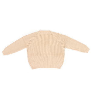 Cardigans en tricot doux pour enfants, manteaux naturels, décolletés en V profond, pour bébés garçons et filles, en Raglan, tendance - Product Image 4