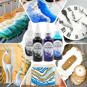 Pigmento de Resina Epoxi Efecto Olas del Océano - Tinta de Alcohol Transparente para Efecto Playa y Mar, Colorante de Resina UV, Suministros para Manualidades y Joyería DIY - Product Image 2