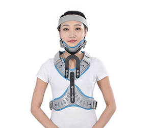 Attelle de fixation de la tête et de la poitrine réglable Fractures vertébrales lombaires thoraciques cervicales postopératoires - Product Image 3