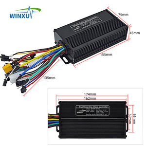 Bộ điều khiển động cơ không chổi than sóng sin 36V 48V <span class=keywords><strong>60V</strong></span> 30A <span class=keywords><strong>1000W</strong></span> 1200W 1500W cho xe đạp điện, xe tay ga điện, kèm màn hình LCD SW900 - Product Image 6