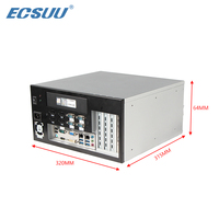 PC industriel ECSUU DDR4 avec processeur Core I7 IPC industriel pour l'automatisation, la surveillance de la collecte de données automobile