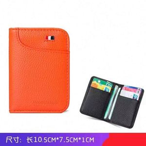 Cartera de Tarjetas de Crédito Mini Ultrafina de PU Suave, Tarjeteros para Hombre, Delgada y Pequeña - Product Image 4