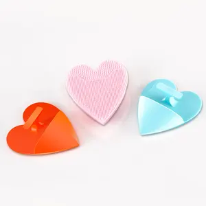 Beauty products Silicone Heart Shape Best Facial Brush Face Cleaner Brush