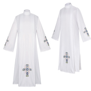 Abito Bianco in Spandex per Cosplay Medievale e Rinascimentale, Costume per Spettacoli Teatrali - Product Image 3