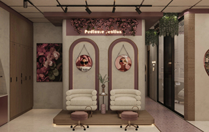 Servicio de Decoración de Salones de Belleza y Peluquería de Lujo, Estanterías Personalizadas para Exhibición de Uñas y Renovación de Tiendas Comerciales - Product Image 2