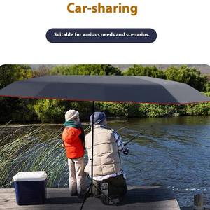 <span class=keywords><strong>Parasol</strong></span> <span class=keywords><strong>de</strong></span> voiture semi-automatique personnalisé, pliable, portable, isolant thermiquement, protection contre la grêle pour l'extérieur - Product Image 2