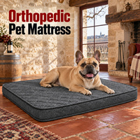 Matelas orthopédique pour chien avec structure profil bas de soutien et housse amovible pour les marques et les distributeurs