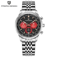 PAGANI DESIGN 2026 Nouvelle Montre à Quartz pour Homme 40MM Mouvement TMI VK63 10 Bar Haute Qualité Verre Saphir Antique Tendance PD1827