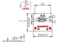 DECXIN Ov5647 Modul Kamera 5MP untuk Raspberry Pi 3B + Generasi Ketiga/Keempat Lensa 65/160/220 Derajat Opsional 2592x1944