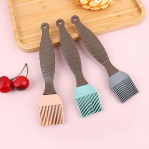 Nouvel ensemble de 3 pinceaux à huile en silicone écologiques personnalisés, résistants à la chaleur, pour cuisine et barbecue - Product Image 1