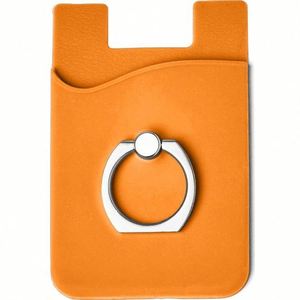 เคสโทรศัพท์มือถือซิลิโคนแบบยึดติดโลโก้ตามสั่ง เป็นมิตรกับสิ่งแวดล้อม ทนทาน พร้อมช่องใส่บัตรและห่วงจับ สำหรับใช้ในการส่งเสริมการขาย - Product Image 5