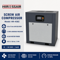 Compresseur d'air à vis à aimant permanent à fréquence variable, machine industrielle à économie d'énergie pour l'alimentation en air des usines