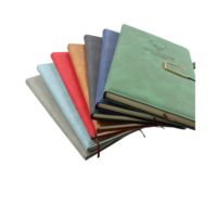 Panners et cahiers organisateur reliure à anneaux business budget planificateur couverture matériel bloc-notes papier cadeau personnalisé 2024 A5 cuir PU