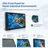 Computadora Industrial con Panel Táctil, Linux, Rs485, Monitor TFT-LCD, HMI, Intel de 10.ª Generación, DC 9-36V