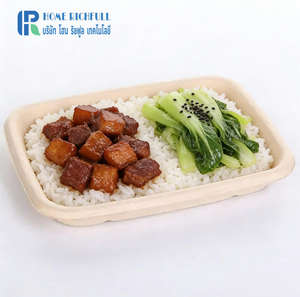 Plato Cuadrado Biodegradable de Bagazo de Caña de Azúcar Ecológico, 750 ml, 1500 ml, 2500 ml, Plato Desechable Biodegradable de Bagazo - Product Image 6