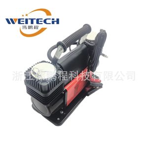 Compresseur d'air pour pneus Weitech à double cylindre, haute pression, 12V, pour utilisation en cas d'urgence - Product Image 4