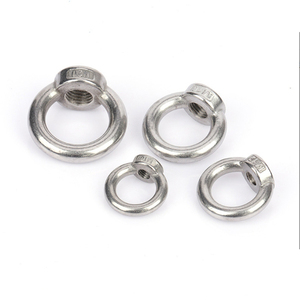 Écrou <span class=keywords><strong>à</strong></span> œillet robuste en acier inoxydable DIN582 - Écrou de levage poli avec base <span class=keywords><strong>à</strong></span> collier pour applications marines, industrielles et de camping-cars - Product Image 4