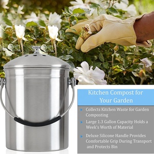 Countertop Compost <b>Bin</b> <b>Kitchen</b> 1.3 Gallon Odorless Composting <b>Bin</b> with Carbon Filters,Indoor Compost <b>Bin</b> with Lid - Product Image 6