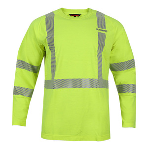 Maglietta Ignifuga da lavoro Ignifuga camicie da lavoro Ignifuga personalizzate da lavoro con classificazione ad arco di sicurezza maglietta Ignifuga - Product Image 1