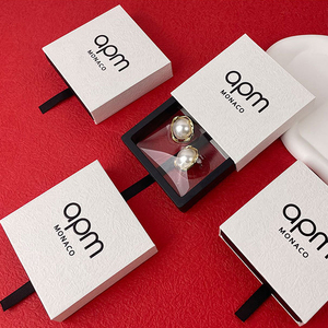 Biểu Tượng Tùy Chỉnh Các Tông Ngăn Kéo Đồ Trang Sức Bao Bì Hộp Quà Tặng Hộp Vòng Cổ Bông Tai Vòng Đeo Tay Nhẫn Hộp Đồ Trang Sức - Product Image 5