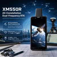 Terminal portable robuste XM550R Android 11 GNSS RTK, 4700 mAh, IP67, collecteur de données SIG pour l'arpentage, PDA
