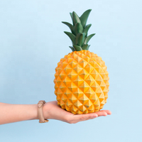 Tirelire en résine en forme d'ananas coloré 2026 pour la décoration de la maison