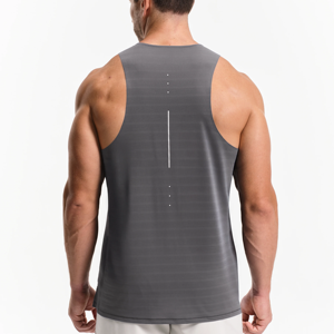 Camiseta Deportiva Personalizada para Hombre, Secado Rápido, Reflectante, Chaleco para Correr, Gimnasio, Sin Mangas, para Entrenamiento, Baloncesto, Deportes - Product Image 4