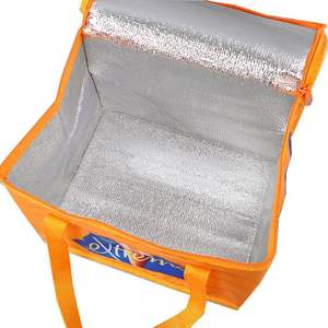 Sac isotherme de grande taille pour le déjeuner, réutilisable, avec doublure en polyester, logo personnalisé imprimé de haute qualité - Product Image 4