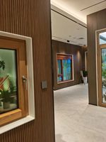 Panneau mural intérieur WPC, revêtement creux, résistant à l'humidité, insonorisant, anti-moisissure, panneau décoratif moderne pour la maison, l'hôtel, le bureau