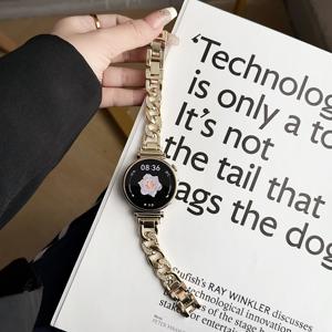 <span class=keywords><strong>Bracelet</strong></span> en acier inoxydable avec chaîne en diamant pour femmes pour Samsung Huawei Xiaomi <span class=keywords><strong>Garmin</strong></span> <span class=keywords><strong>Bracelet</strong></span> universel <span class=keywords><strong>18mm</strong></span> 20mm 22mm Ceinture de montre - Product Image 2